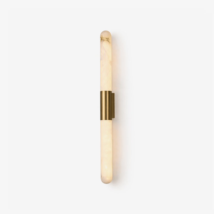 Velin Alabaster Tube Wall Sconce