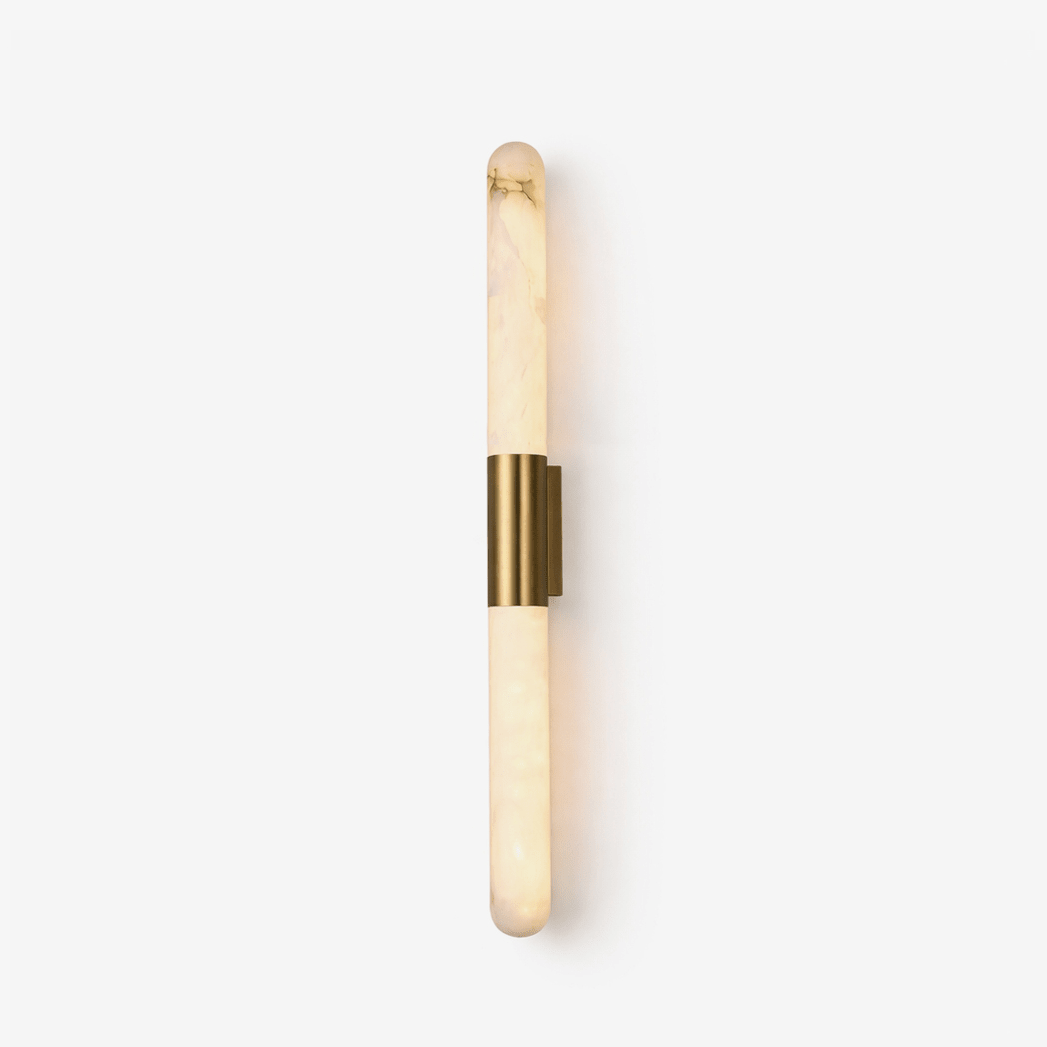 Velin Alabaster Tube Wall Sconce
