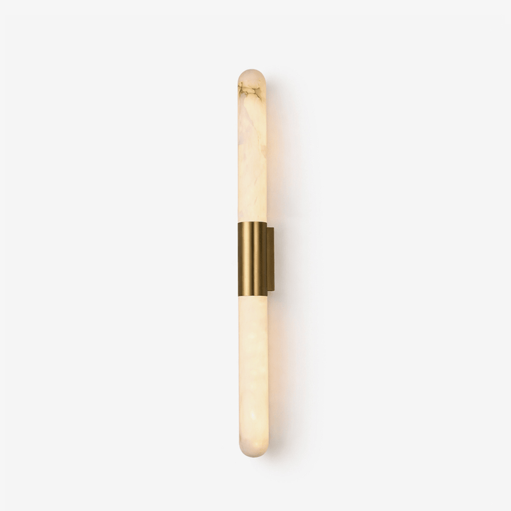 Velin Alabaster Tube Wall Sconce