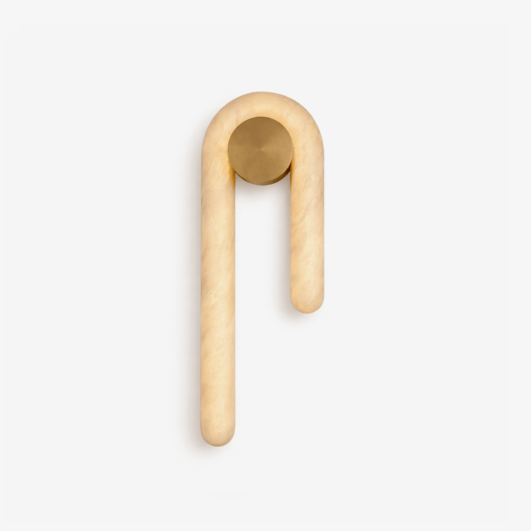 Arlo Loop Alabaster Wall Light