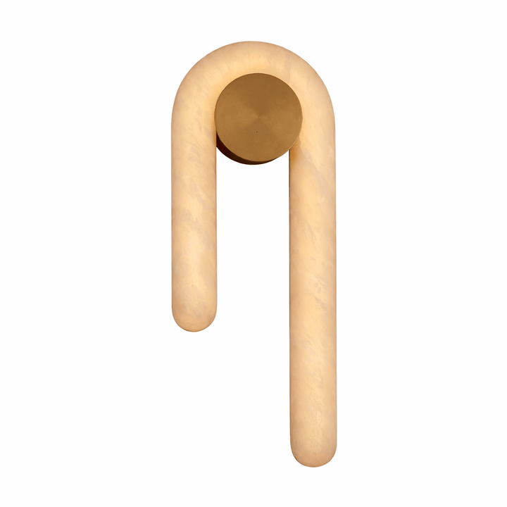Arlo Loop Alabaster Wall Light