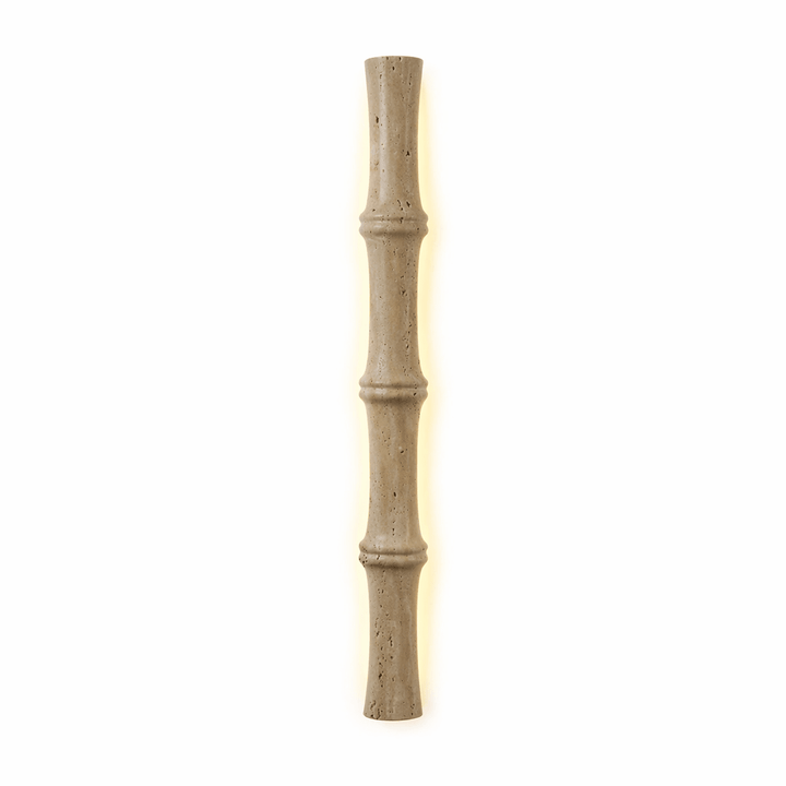 Travertine Column Glow Wall Light