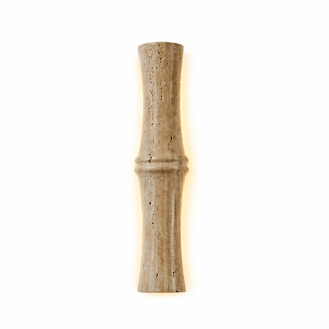 Travertine Column Glow Wall Light