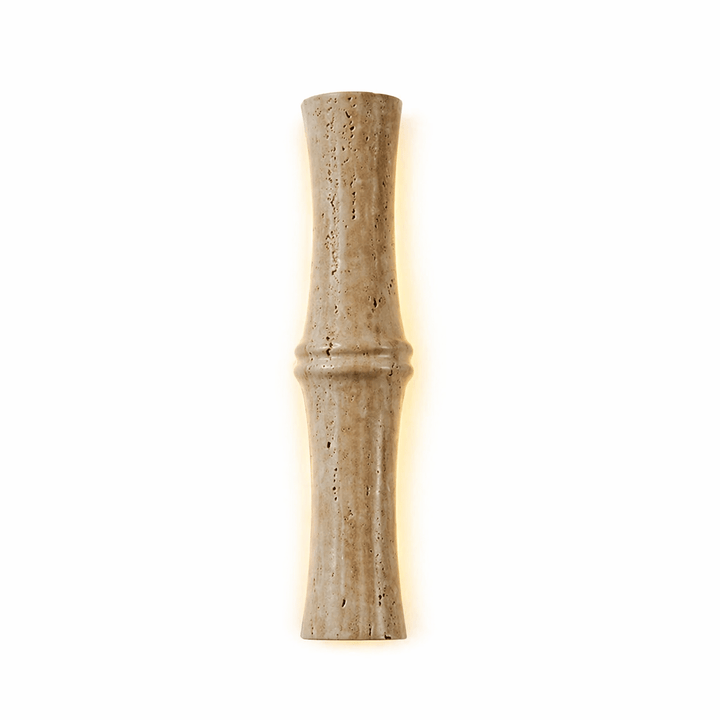 Travertine Column Glow Wall Light