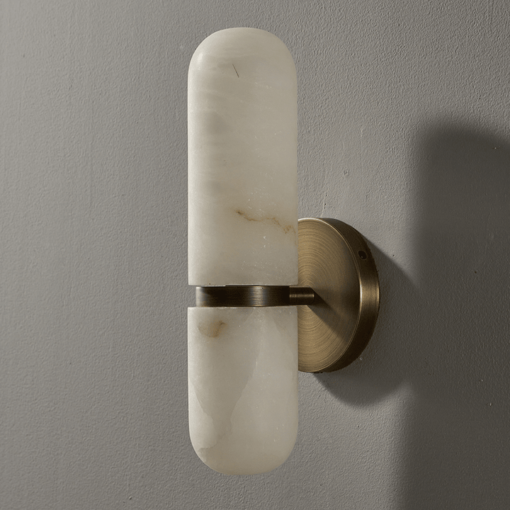 Alabaster Capsule Wall Sconce