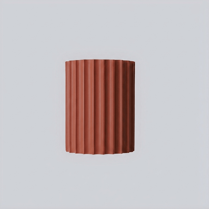 Resin Ribbed Wall Lamp