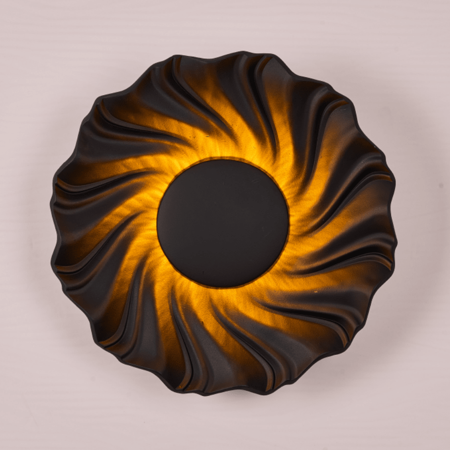 Solar Spiral Wall Sconce