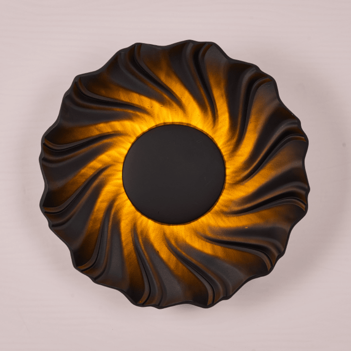 Solar Spiral Wall Sconce