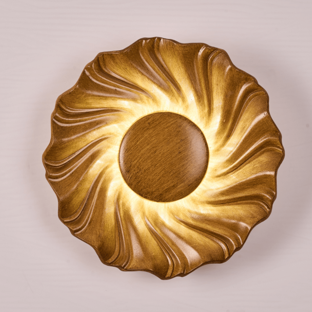 Solar Spiral Wall Sconce