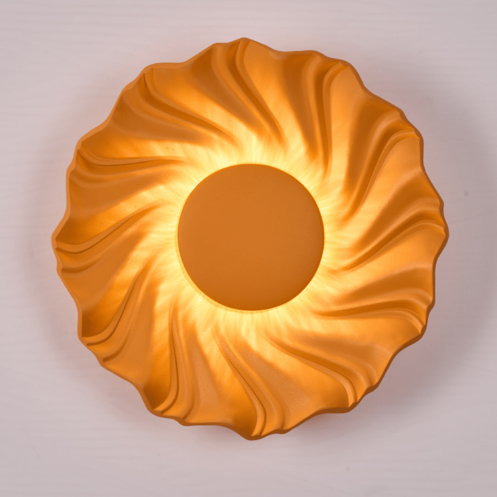 Solar Spiral Wall Sconce