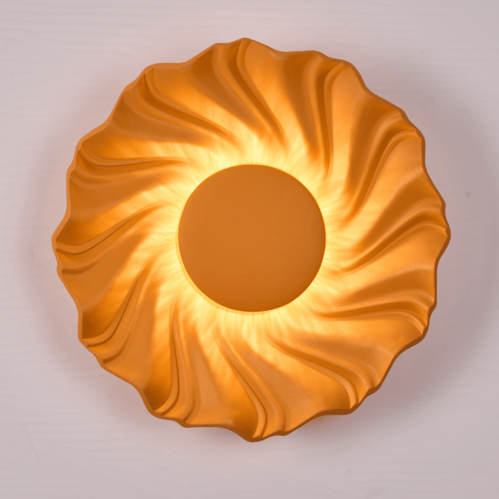 Solar Spiral Wall Sconce