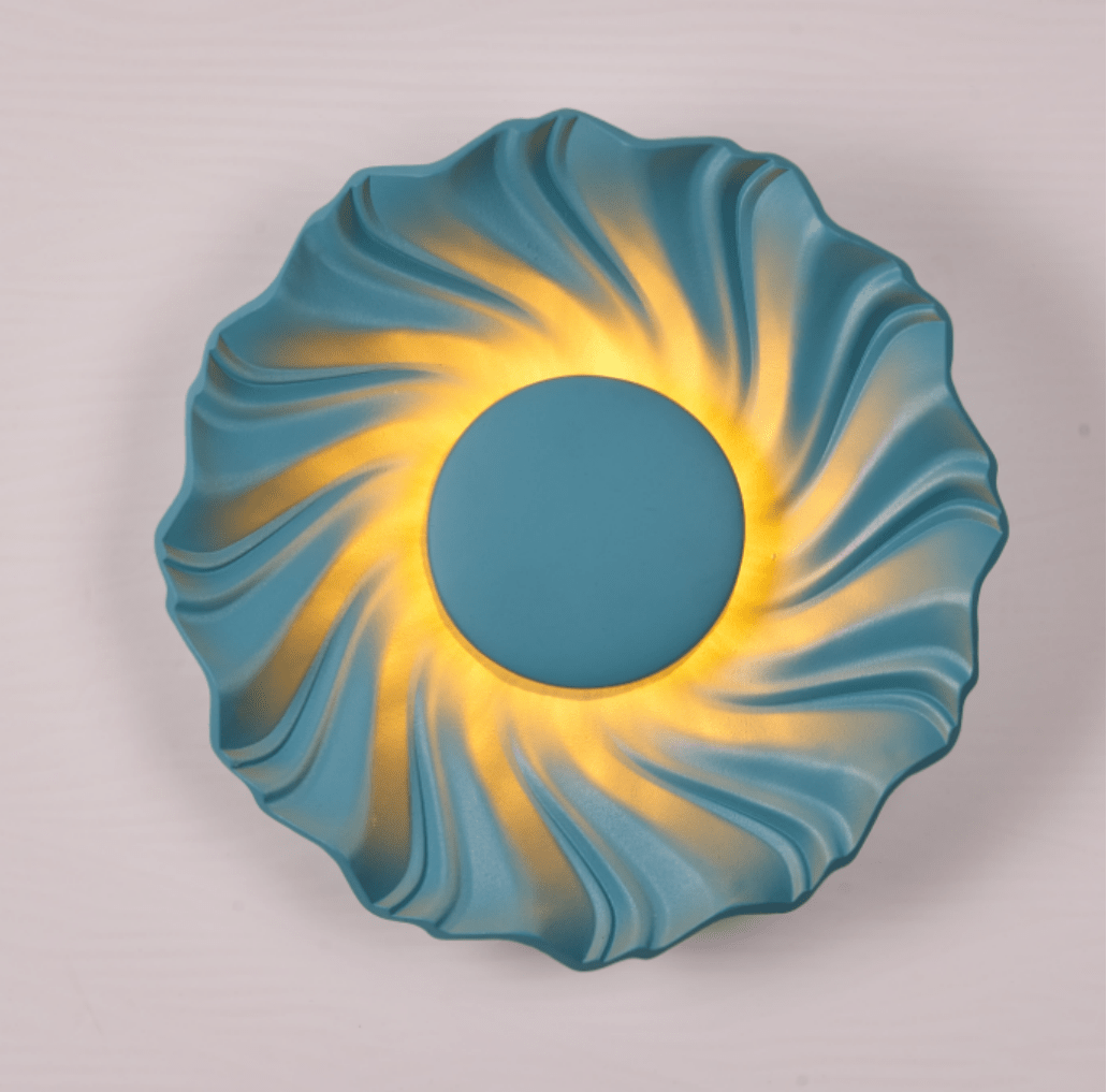 Solar Spiral Wall Sconce