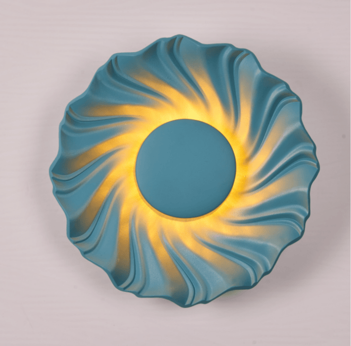 Solar Spiral Wall Sconce