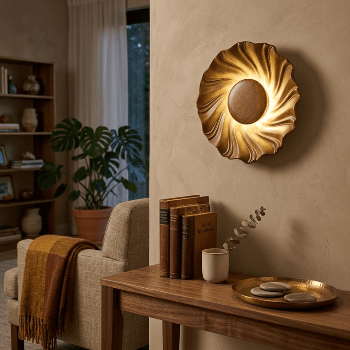 Solar Spiral Wall Sconce