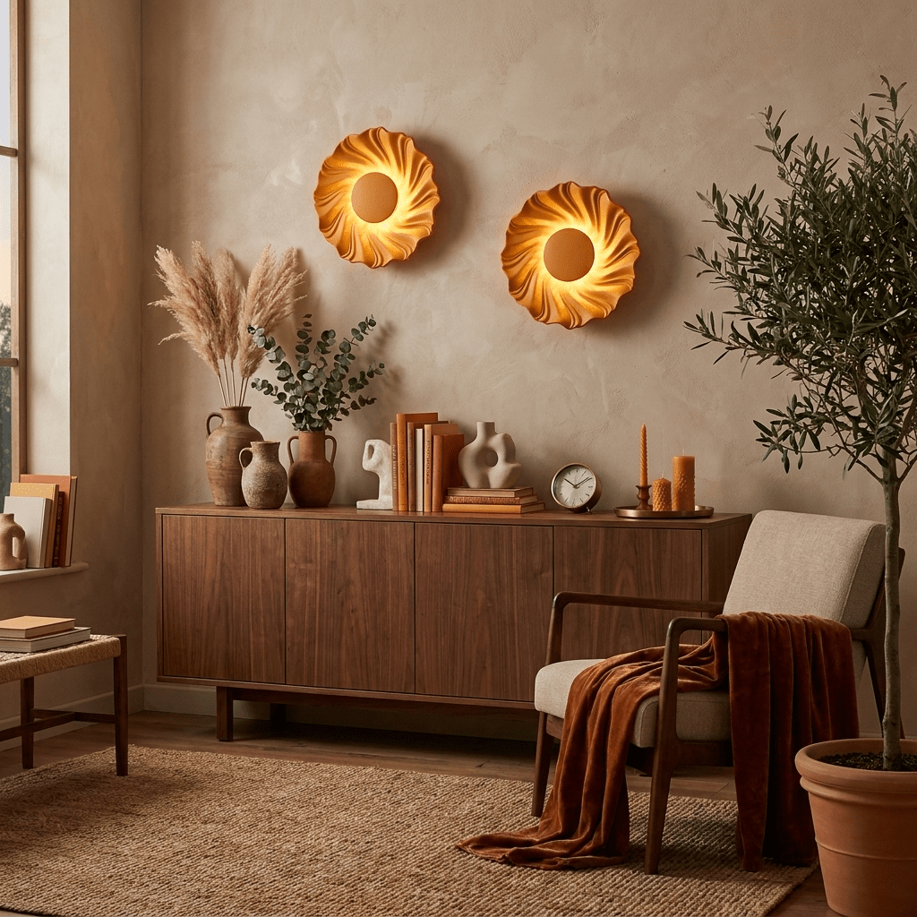 Solar Spiral Wall Sconce