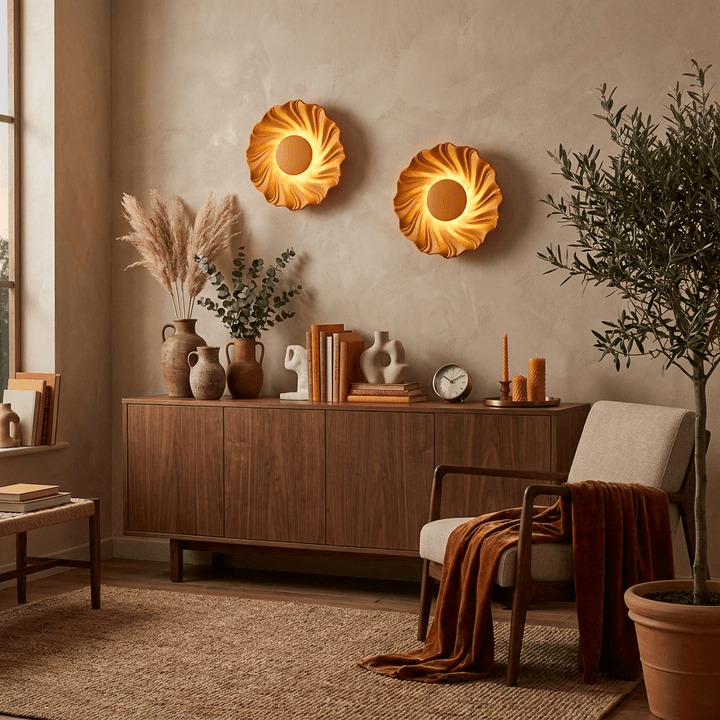 Solar Spiral Wall Sconce