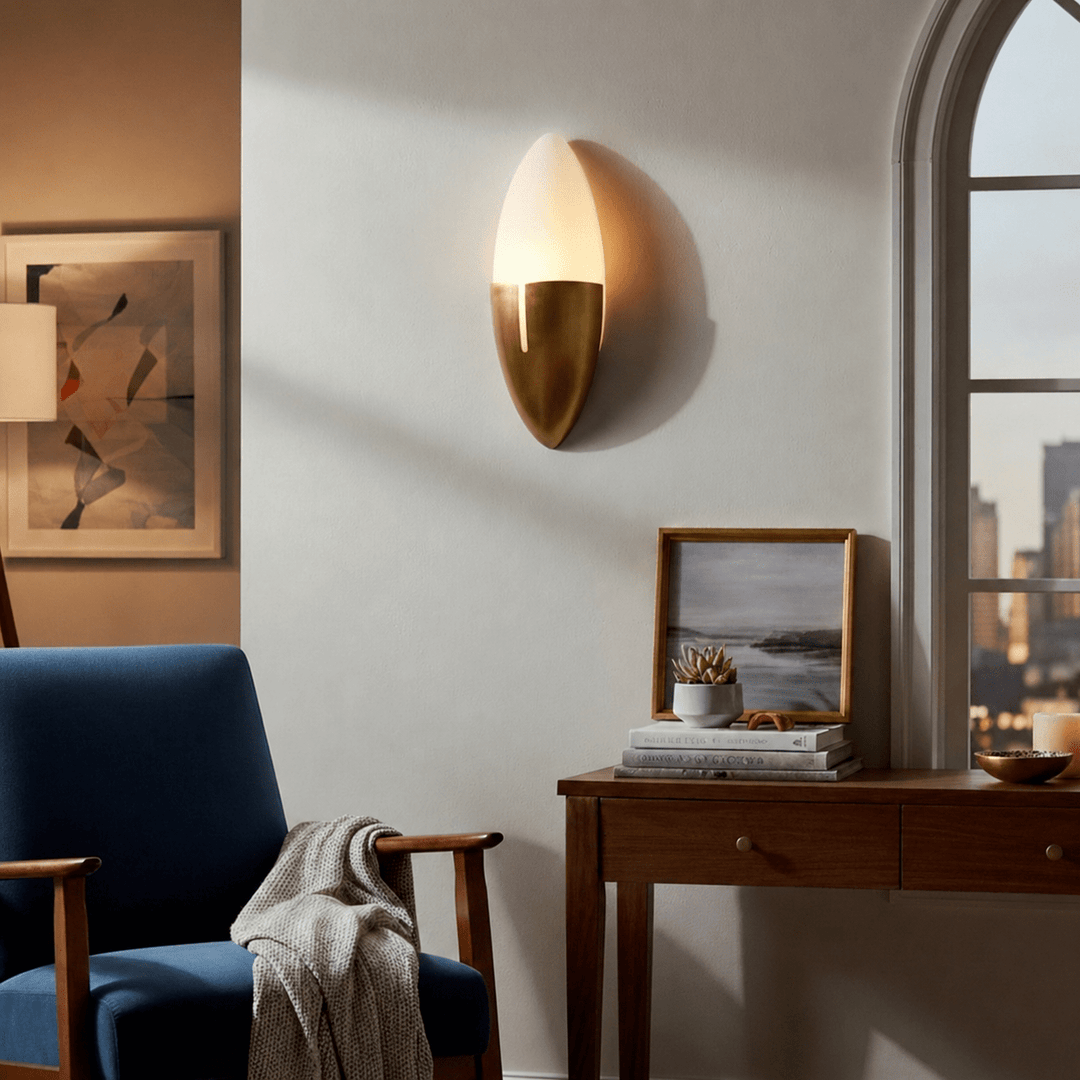 Gilded Cocoon Wall Lamp