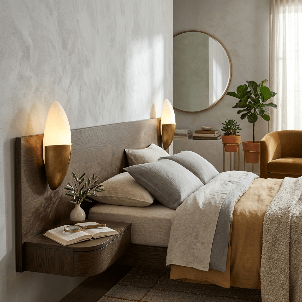 Gilded Cocoon Wall Lamp