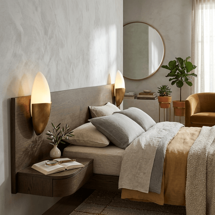 Gilded Cocoon Wall Lamp
