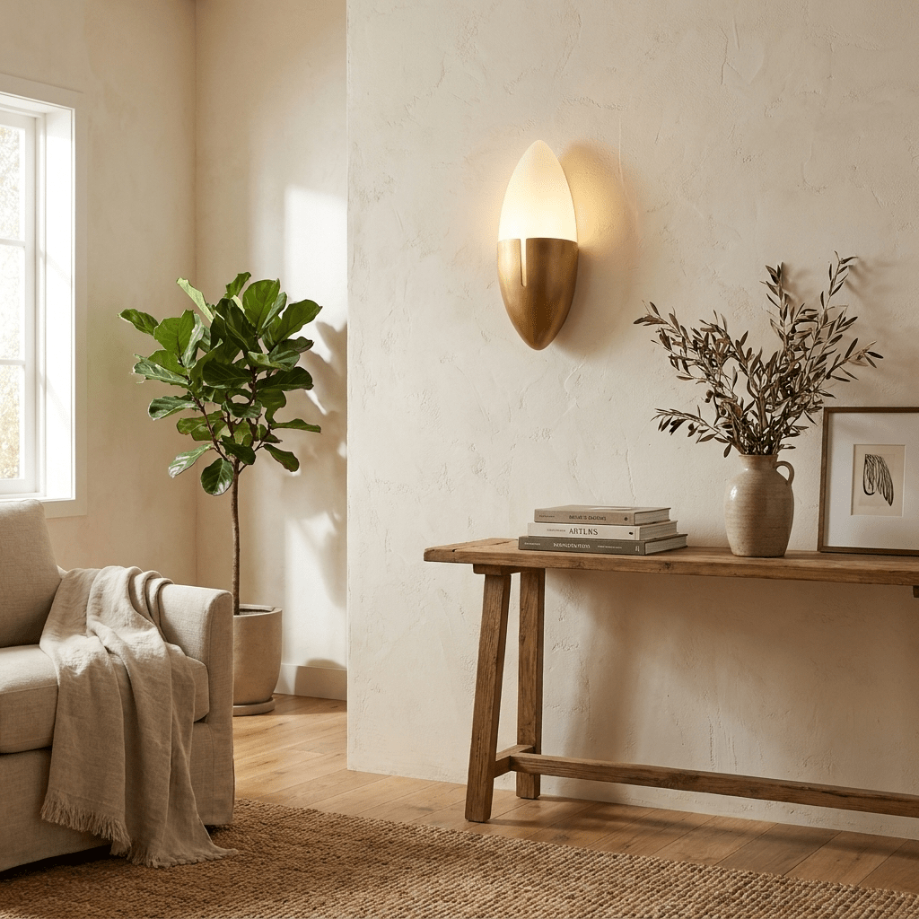 Gilded Cocoon Wall Lamp