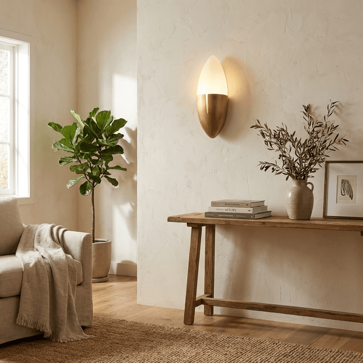 Gilded Cocoon Wall Lamp