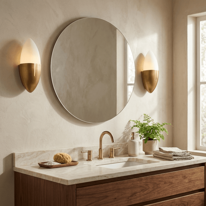 Gilded Cocoon Wall Lamp