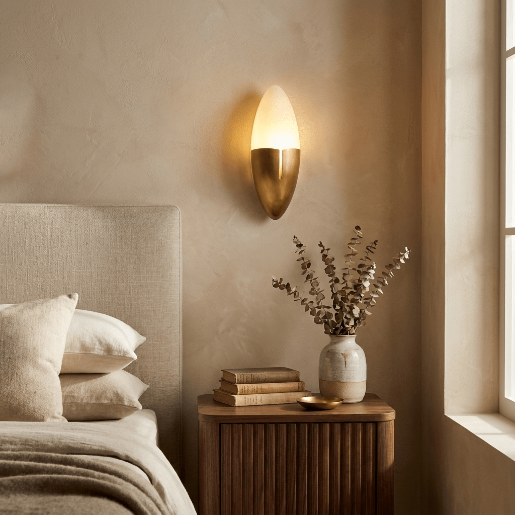 Gilded Cocoon Wall Lamp