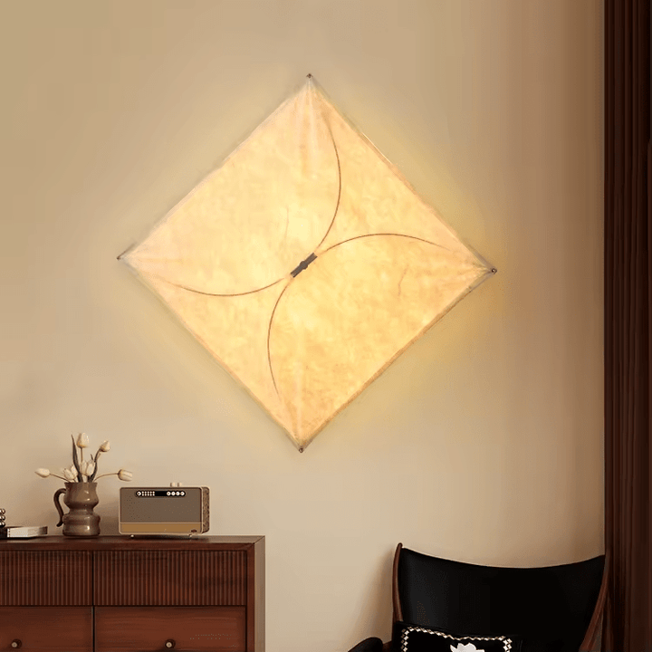 Kite Shaped Paper Wall Lamp