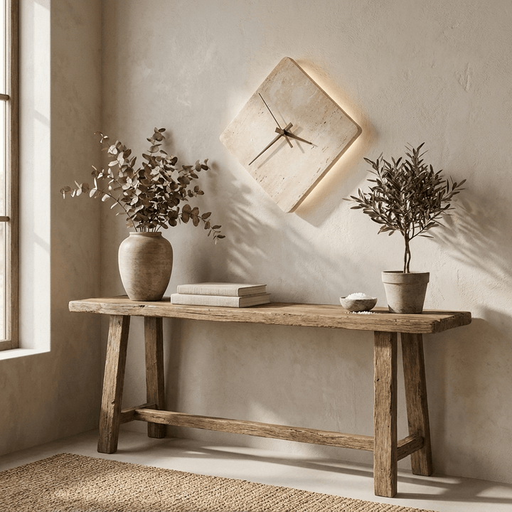 Compass Travertine Sconce