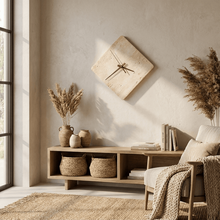 Compass Travertine Sconce