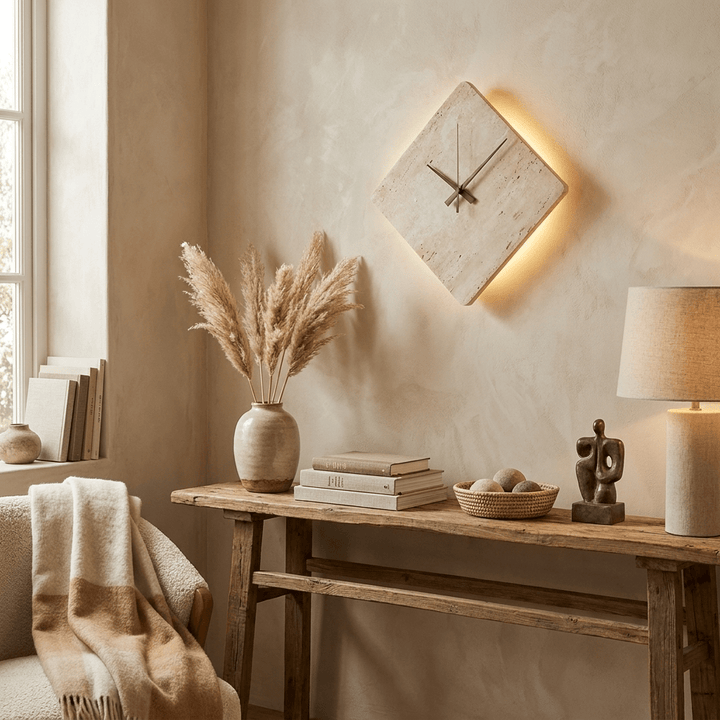 Compass Travertine Sconce
