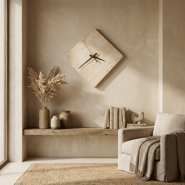 Compass Travertine Sconce