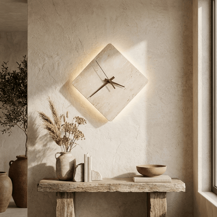 Compass Travertine Sconce