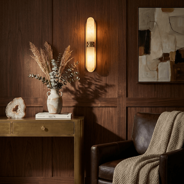 Capsula Alabaster Wall Sconce