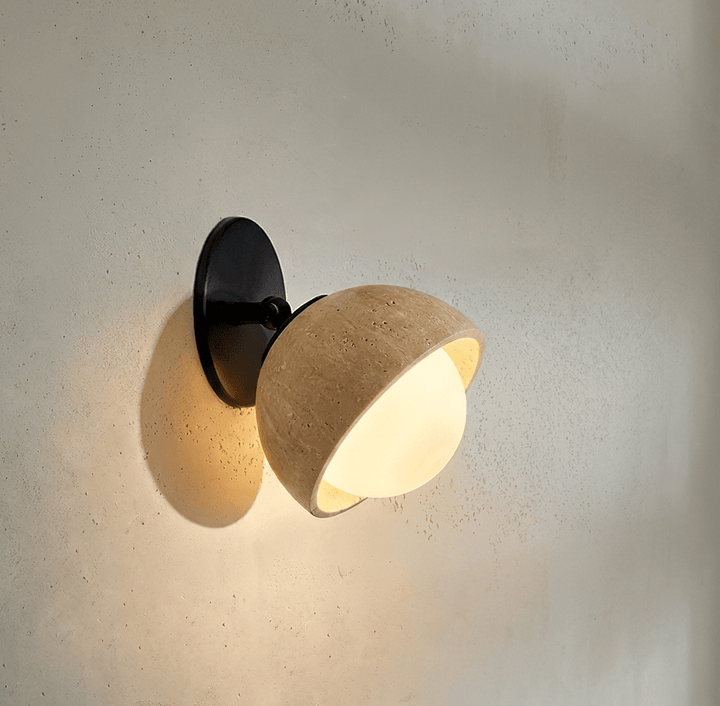 Tranquil Travertine Wall Light