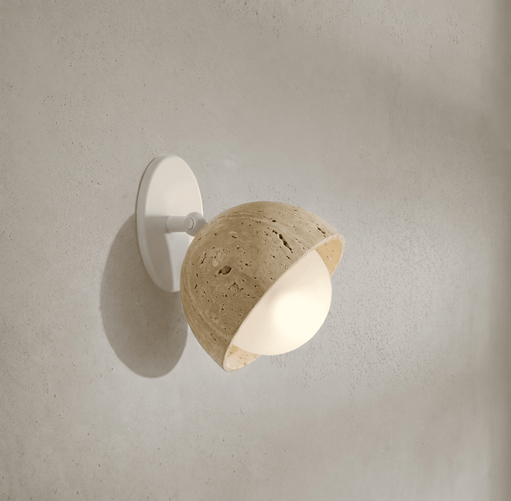 Tranquil Travertine Wall Light