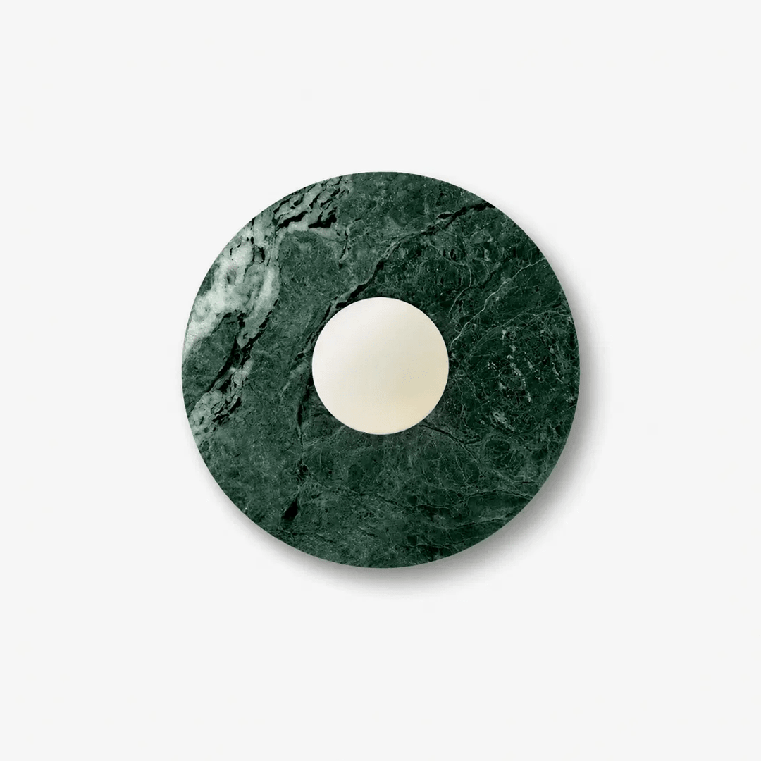 Pietraluna Round Stone Disc Wall Sconce