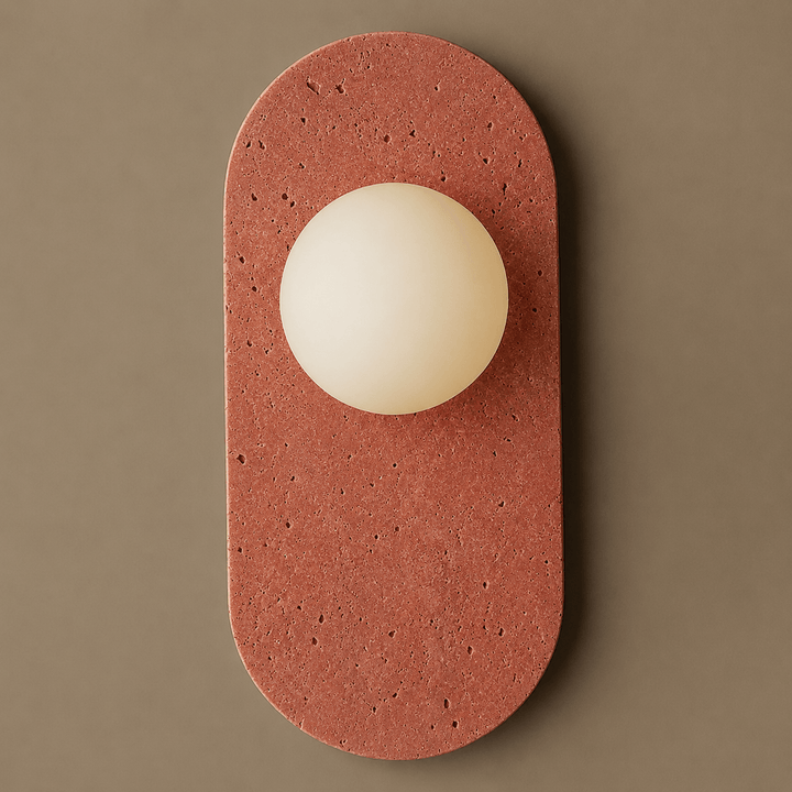 Plinto Marble Wall Sconce