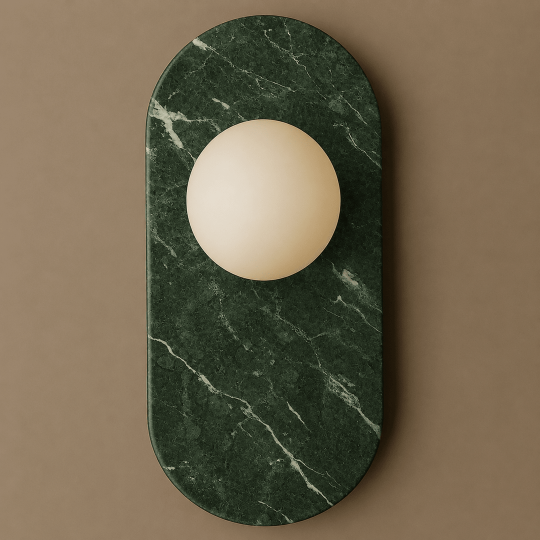 Plinto Marble Wall Sconce