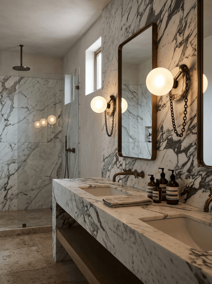 Keepsake Marble Globe Wall Sconce