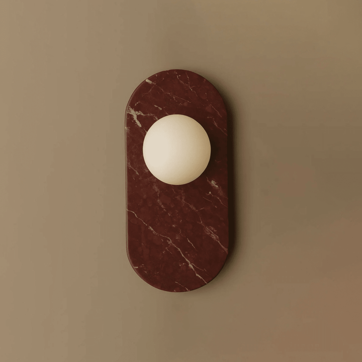 Plinto Marble Wall Sconce
