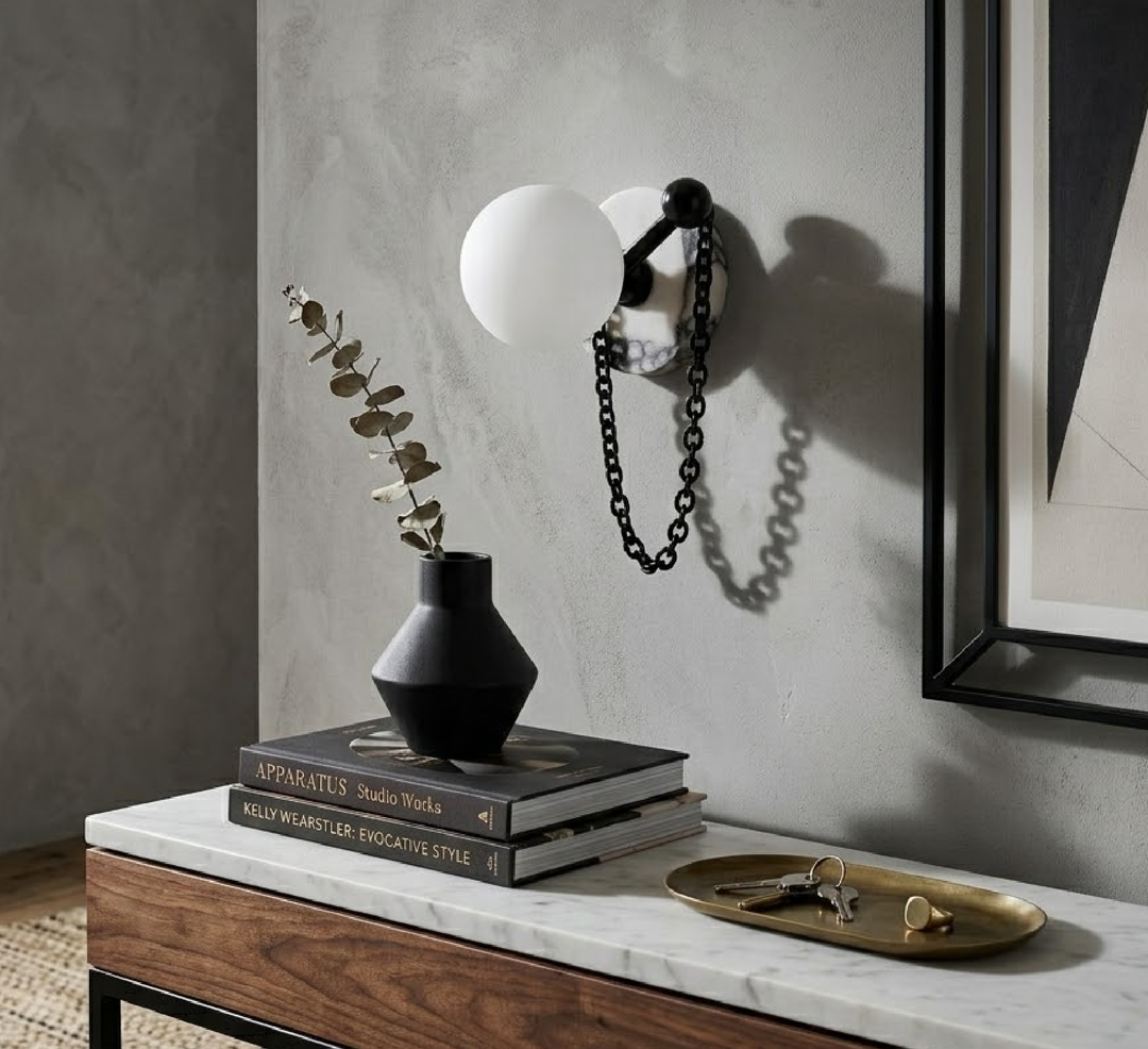 Keepsake Marble Globe Wall Sconce