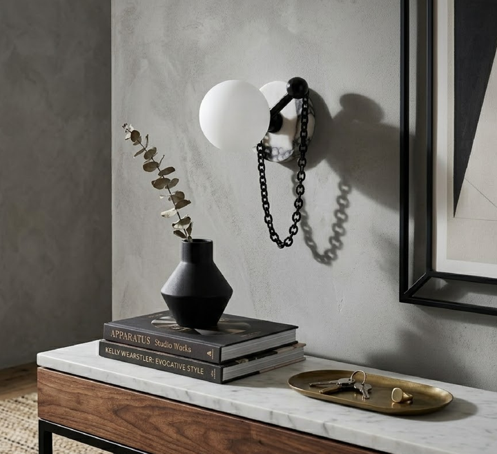 Keepsake Marble Globe Wall Sconce