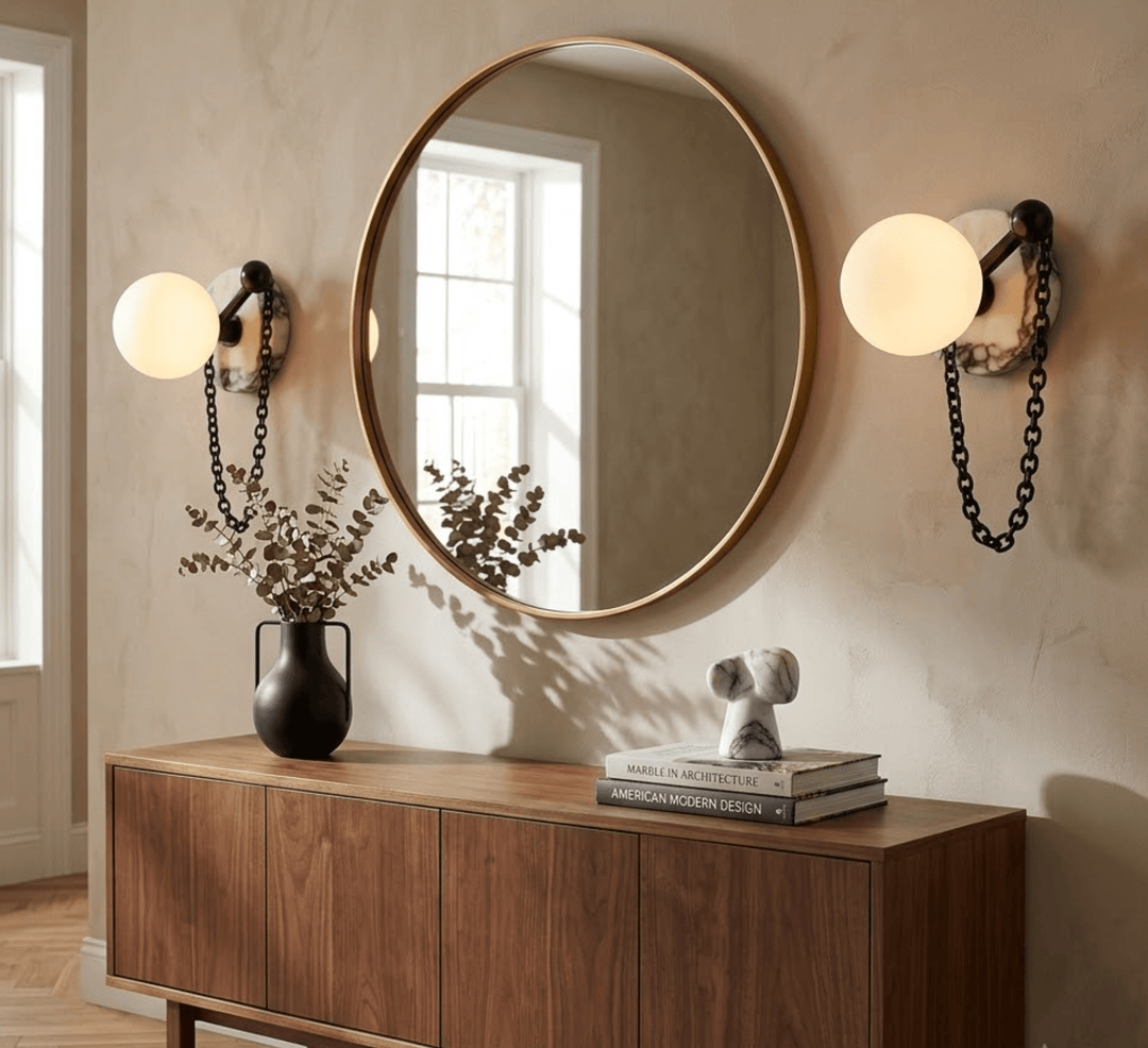 Keepsake Marble Globe Wall Sconce