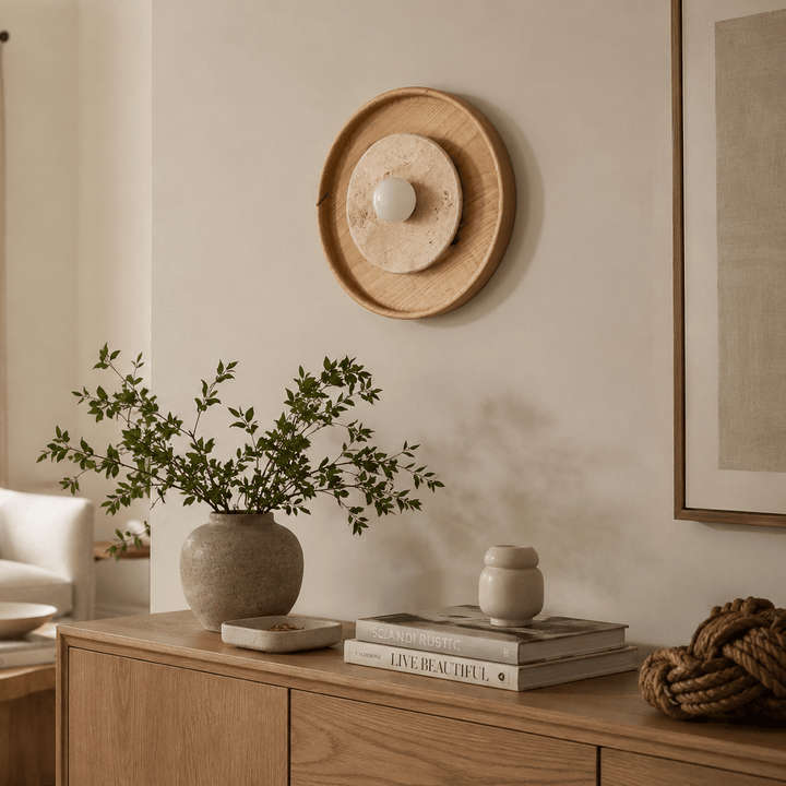 Rapolano Travertine Wall Sconce