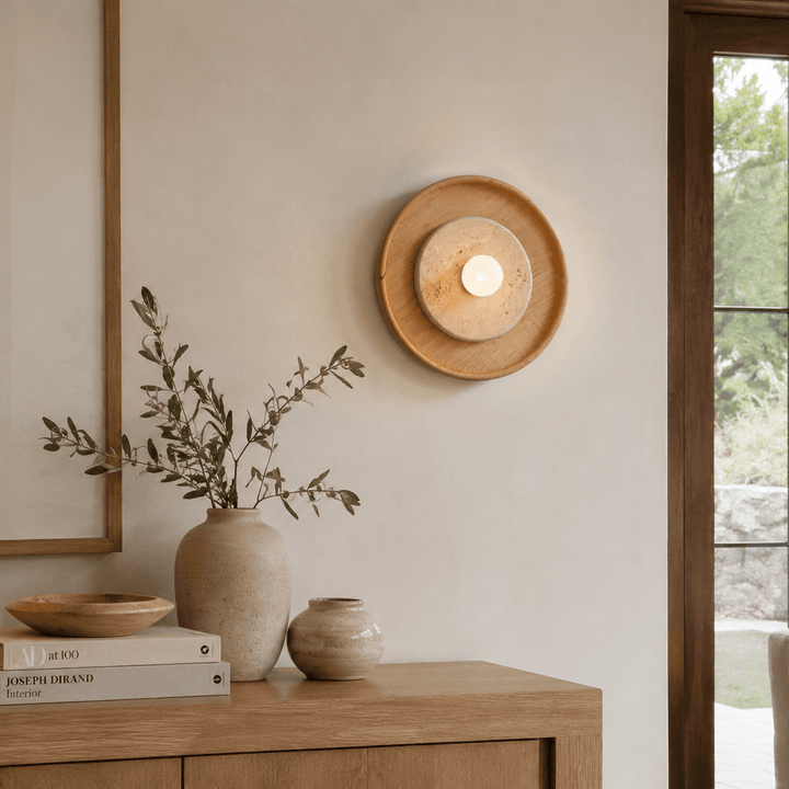 Rapolano Travertine Wall Sconce
