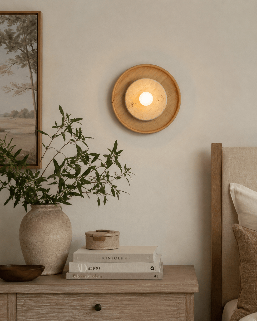 Rapolano Travertine Wall Sconce