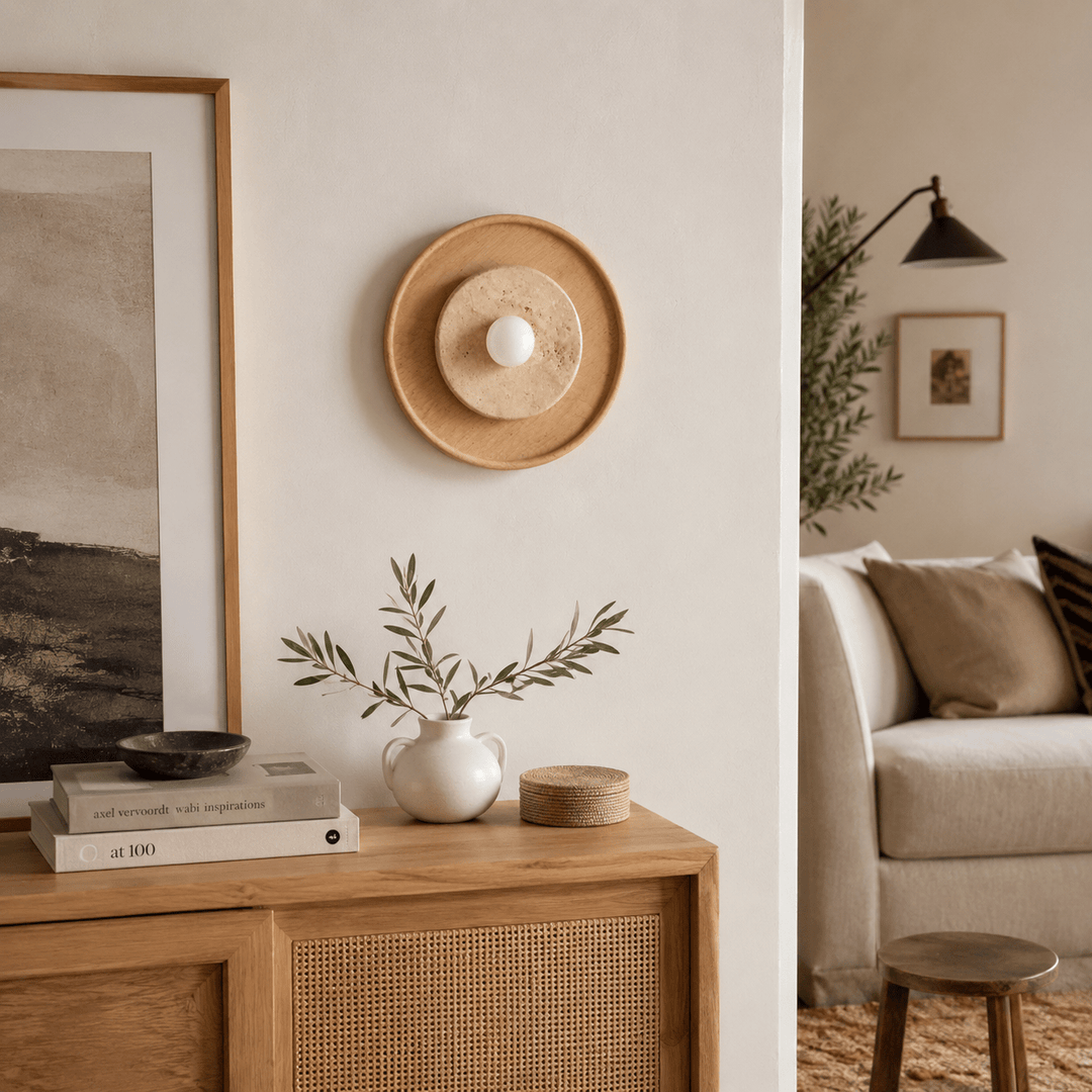 Rapolano Travertine Wall Sconce