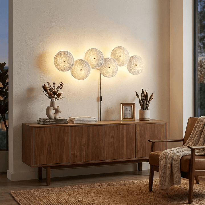 Lotus Petal Plug-in Wall Lamp