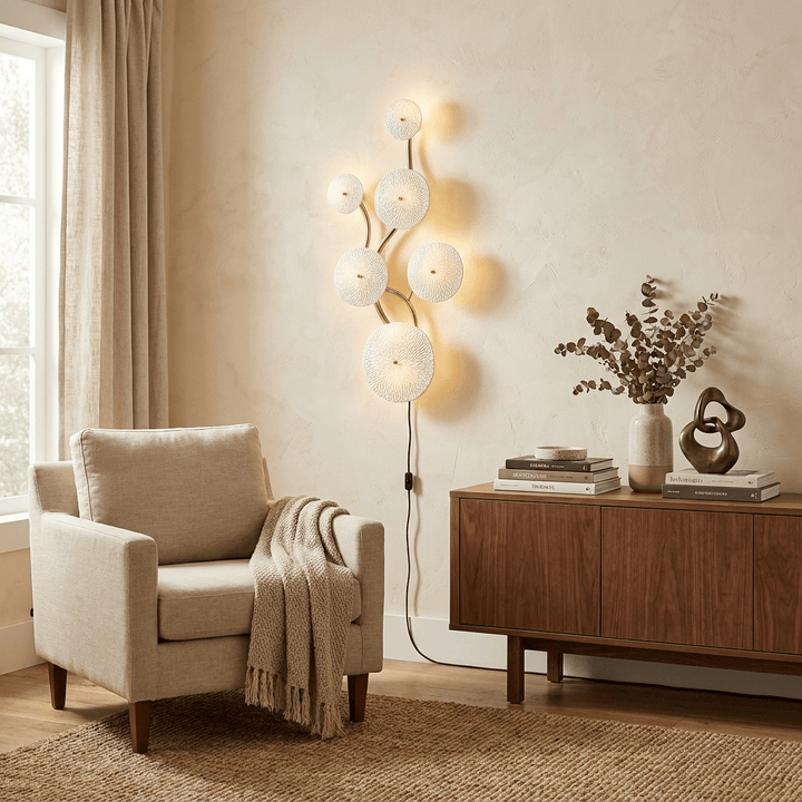 Lotus Petal Plug-in Wall Lamp